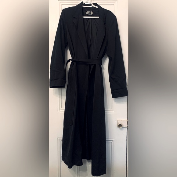 Vintage wool duster trench coat - Picture 2 of 6